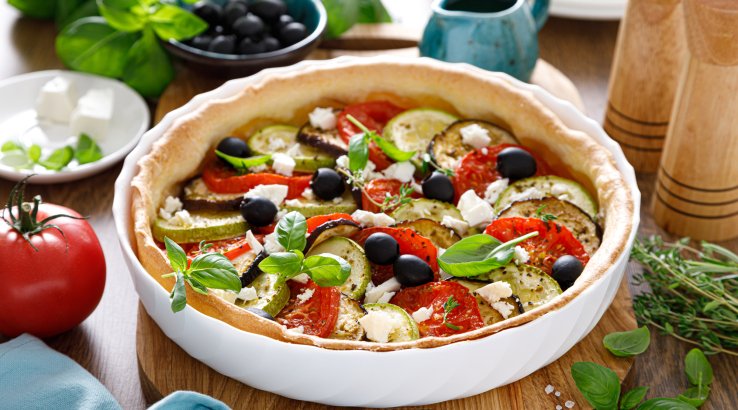 Пиріг з овочами гриль