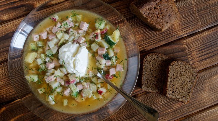 Окрошка на світлому пиві