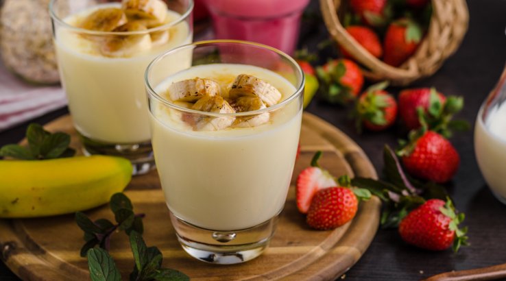 Банановий мус з мигдалем