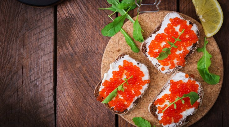 Ліжка з ікрою