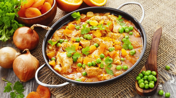 Рагу з індичкою та абрикосами