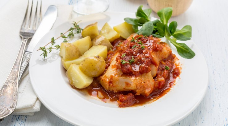 Тріска в соусі