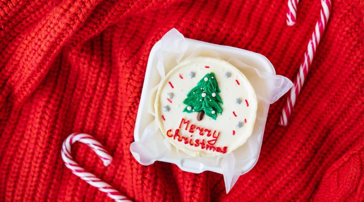 Бенто-торт "Червоний оксамит"