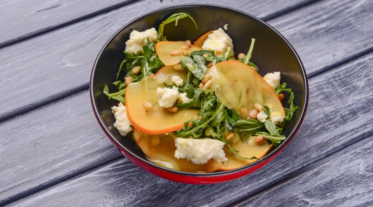 салат с хурмой