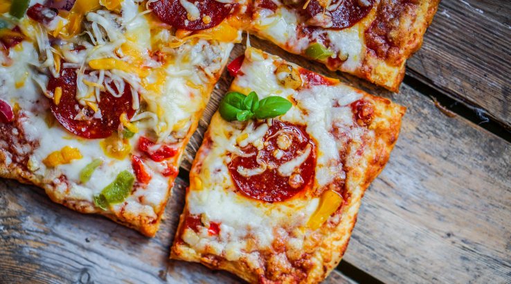 Піца на тостовому хлібі