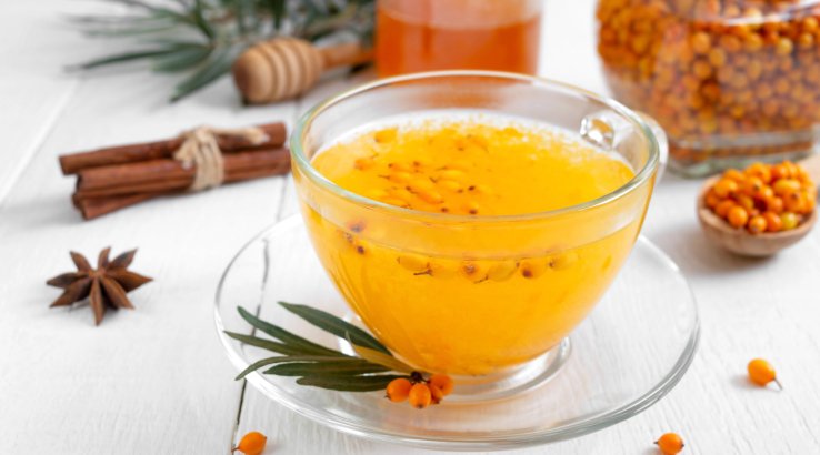 Обліпиховий напій з апельсином