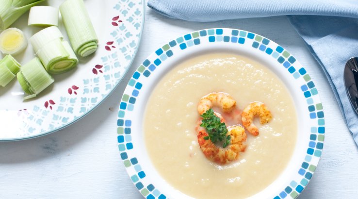 Крем-суп з креветками