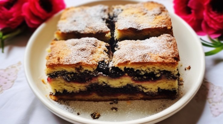 Трояндовий перекладанець з маком від Дарії Цвєк