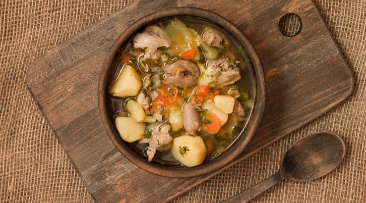 Перловий суп з курячими шлунками - рецепт