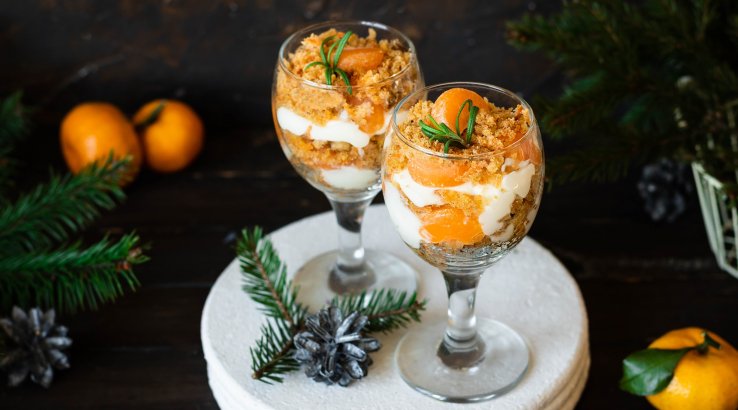 Трайфл з мандаринами рецепт