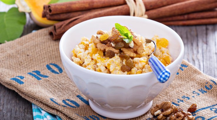 Пшоняна каша з гарбузом