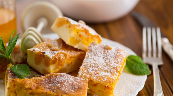 Запіканка з абрикосами