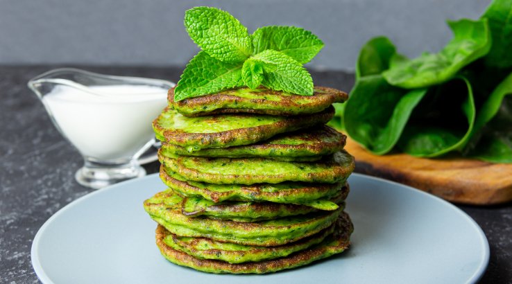 шпинатні млинці