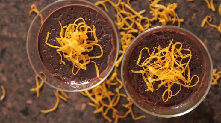 Шоколадно-апельсиновий крем-мус