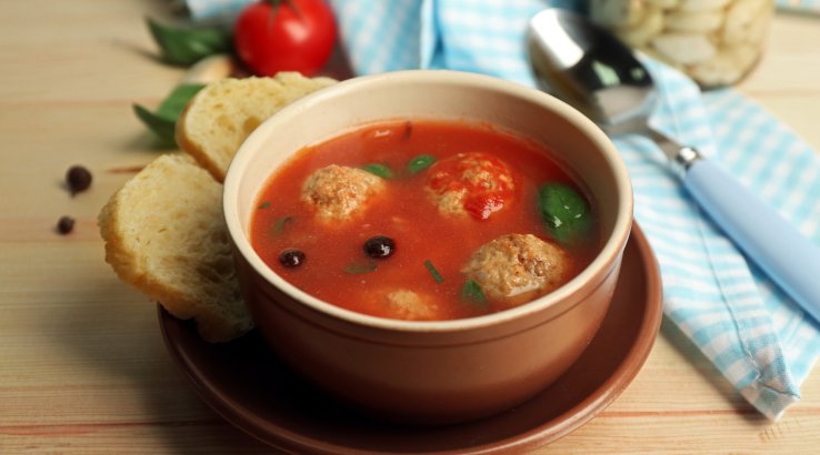 Суп з фрикадельками