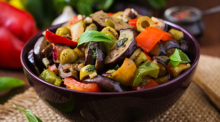 Салат із баклажанами