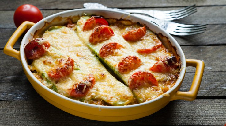 Лазанья з кабачками та курятиною