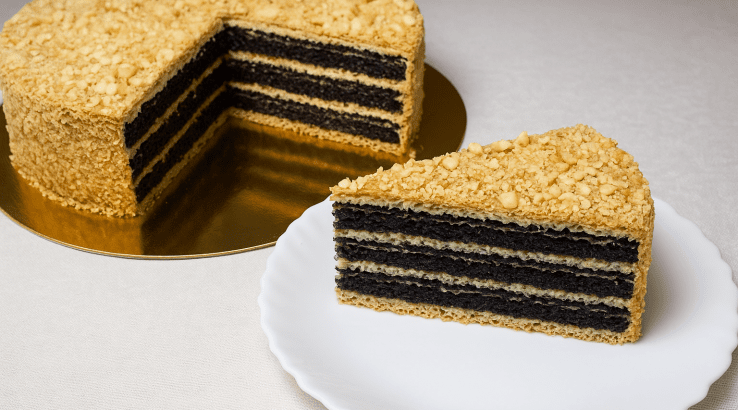 Вафельний торт з арахісом