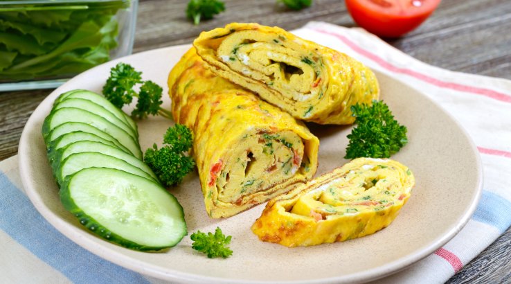 Корейський омлет з норі