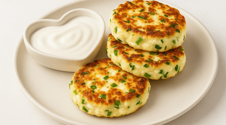 Сирники з цибулею