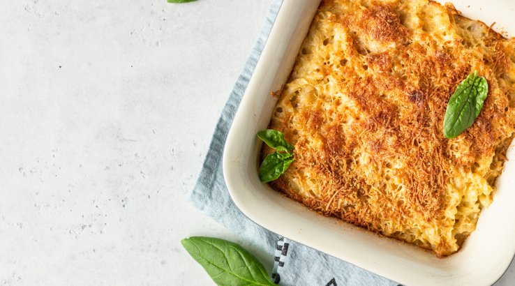 Вершкова запіканка з курки та шпинату