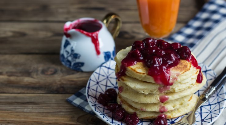 Млинці з вишнями