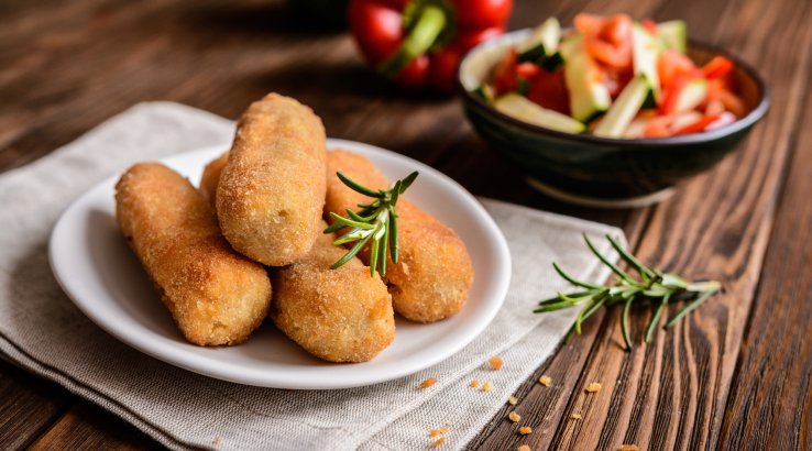 Курячі рулетики в паніровці