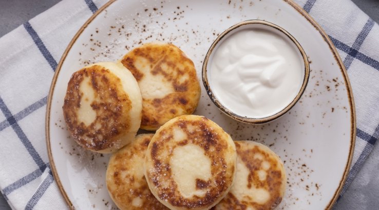 Веганські сирники з тофу