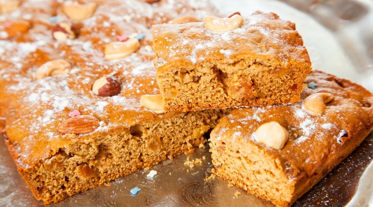 Простий медовий пиріг до чаю