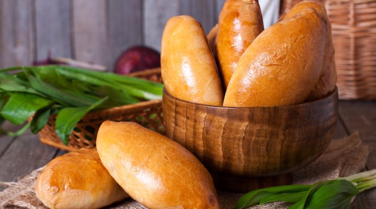 Дрожжевые пирожки с яйцами от Дарьи Цвек