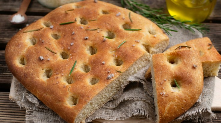 Фокача з кукурудзяним борошном