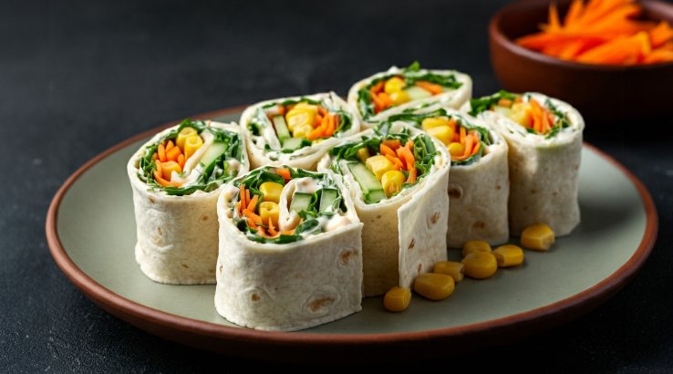 Пісний рулет з лаваша