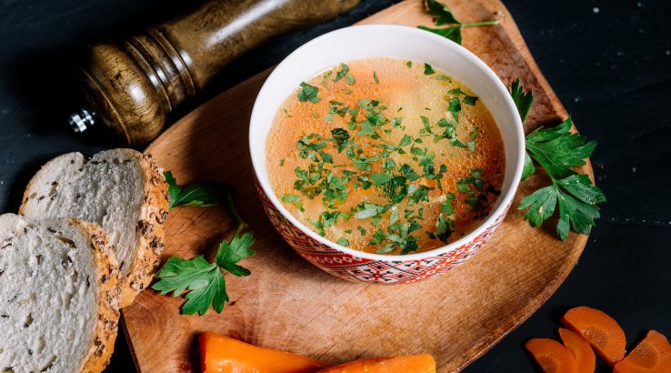 Курячий суп з кускусом