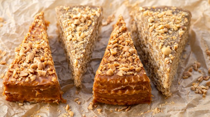 Вафельний торт з бананом