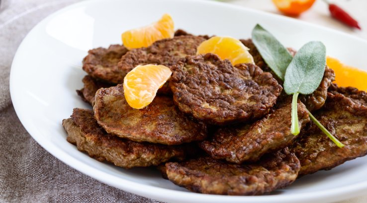 Котлети з рису та печінки