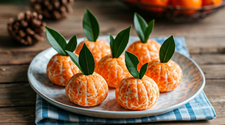 "Мандаринки" з плавлених сирків