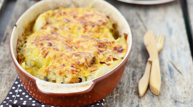 Пиріг з картоплею і капустою