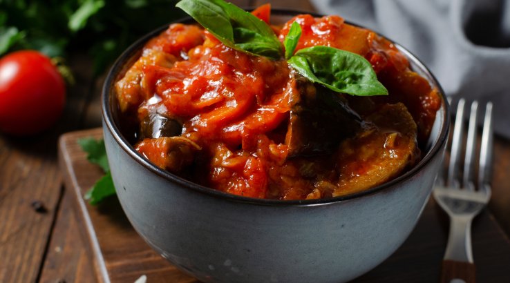 Лечо з баклажанами