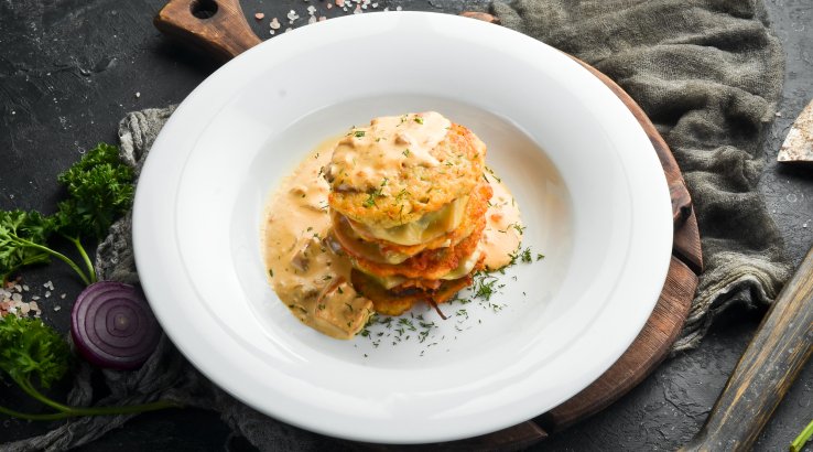 Деруни з квашеною капустою рецепт