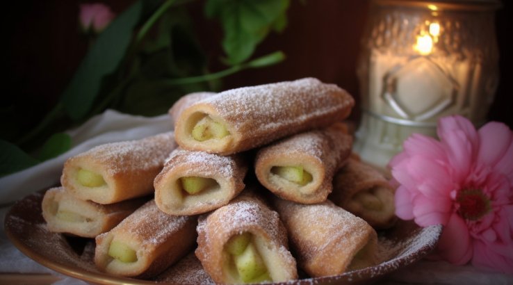 Палички з ревенем у хрусткій скоринці