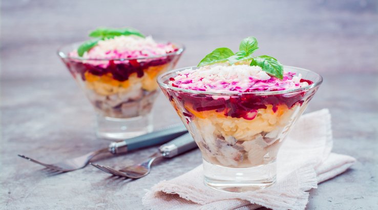 Салат "Шуба": 5 вариаций