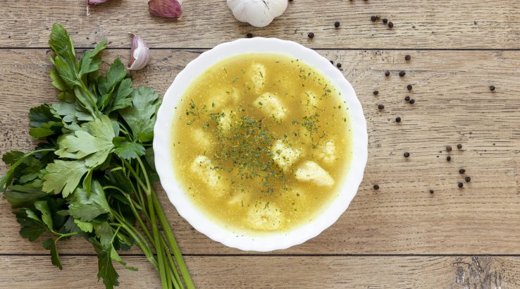 Суп з галушками