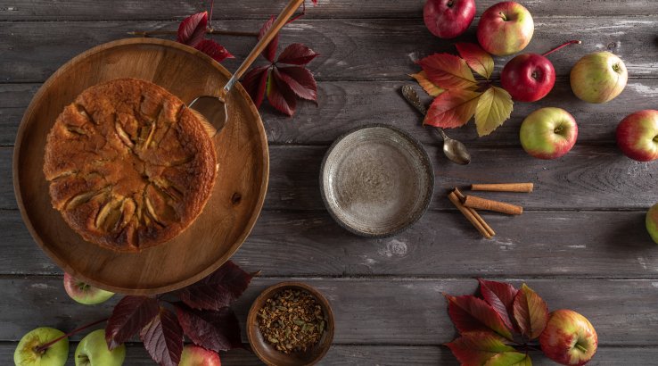 Пиріг з яблуками