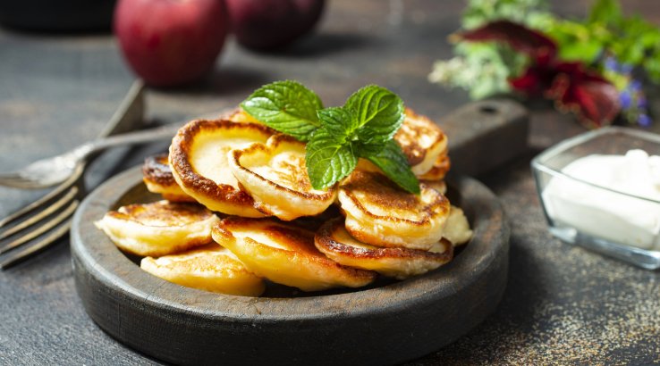 оладки з яблуками