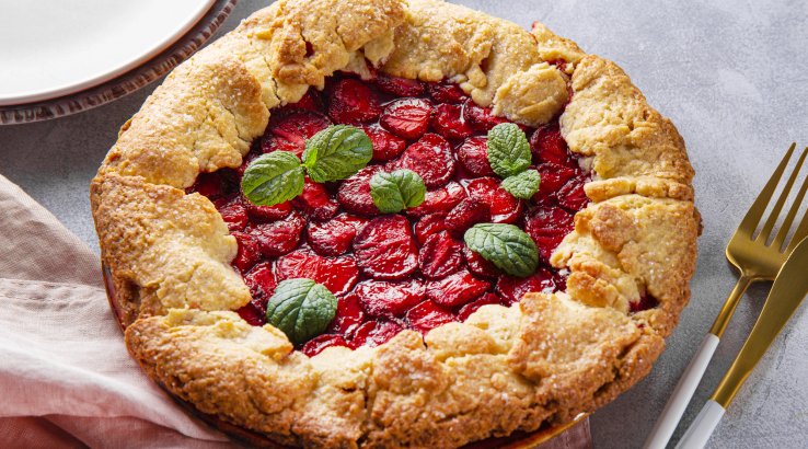 Полунична галета з псиліумом