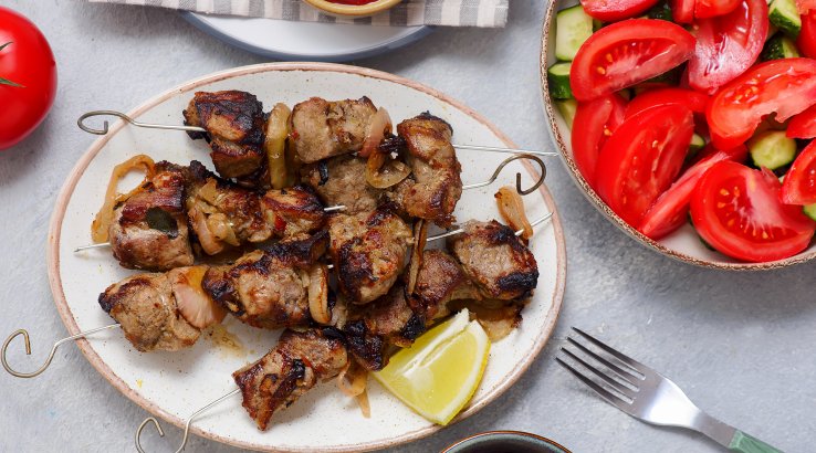 Свинячий шашлик