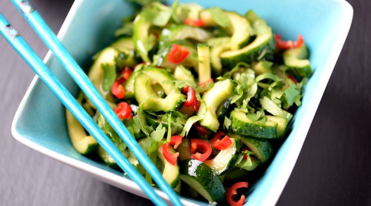 Огірковий салат