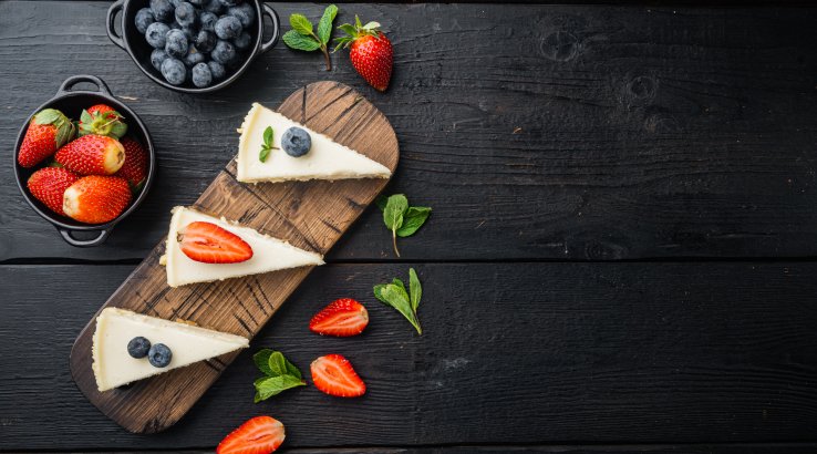 Чізкейк з ягодами