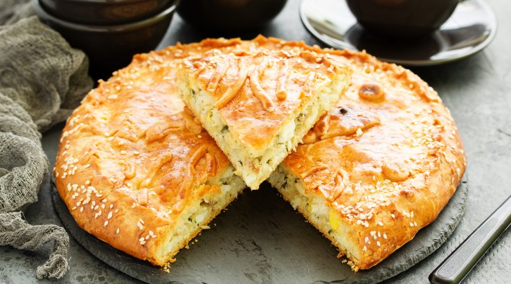 Пиріг з консервованими сардинами