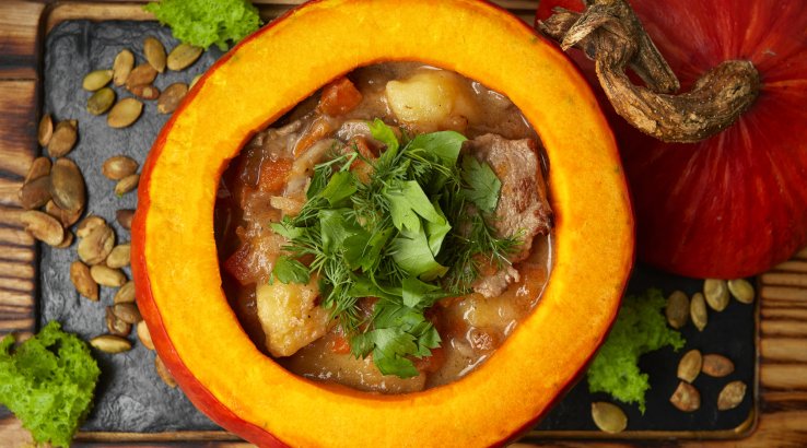 М'ясо в гарбузі